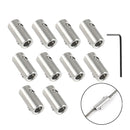 10pcs 304 stainless steel handscrew Clamp Fit Together Wire Rope Clip - KiwisLove
