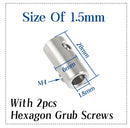 10pcs 304 stainless steel handscrew Clamp Fit Together Wire Rope Clip - KiwisLove