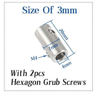 10pcs 304 stainless steel handscrew Clamp Fit Together Wire Rope Clip - KiwisLove