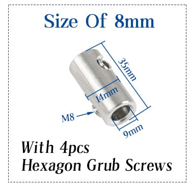 10pcs 304 stainless steel handscrew Clamp Fit Together Wire Rope Clip - KiwisLove