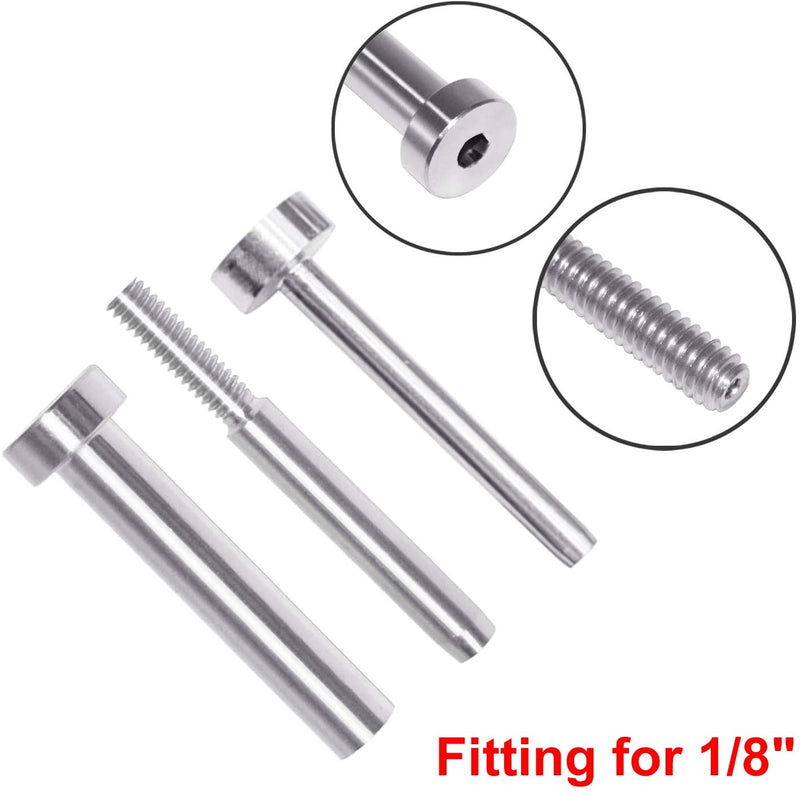 20 Sets Cable Railing kit Invisible Turnbuckle Swage Tensioner - KiwisLove