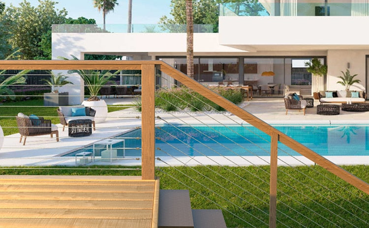 12 Sets Stainless Steel Cable Railing Kits - KiwisLove