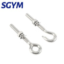 304 Stainless Steel Sheep Eye screw Bolt Lifting Ring/Hook - KiwisLove