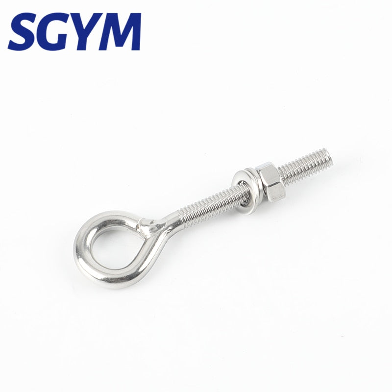 304 Stainless Steel Sheep Eye screw Bolt Lifting Ring/Hook - KiwisLove