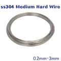 304 Stainless Steel Single Wire Medium Hard fine Wire - KiwisLove