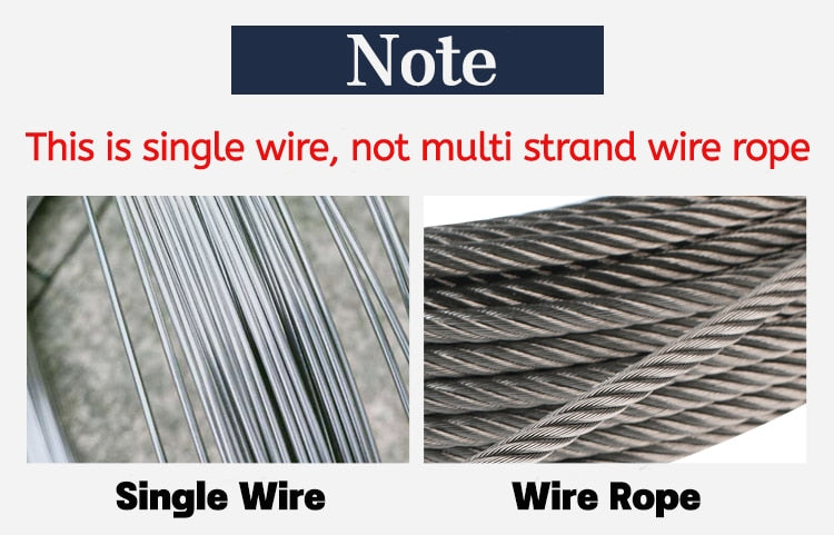 304 Stainless Steel Single Wire soft Annealed Locking Fine - KiwisLove