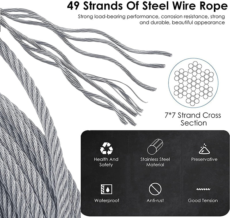 Stainless Steel Wire Cable Trellis System Hub Bracket Kit NZ Stock - KiwisLove