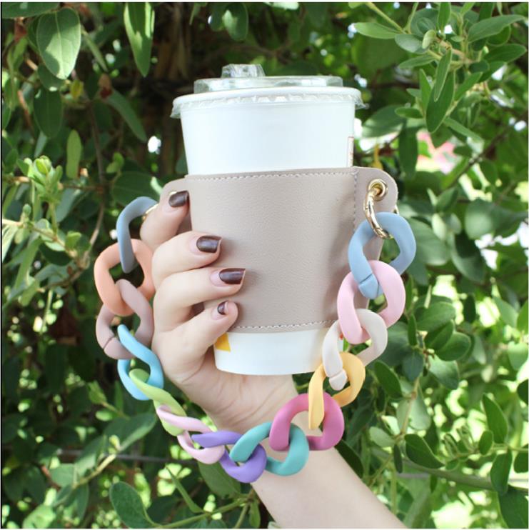 350ml Chain Portable Coffee Cup Holder - KiwisLove