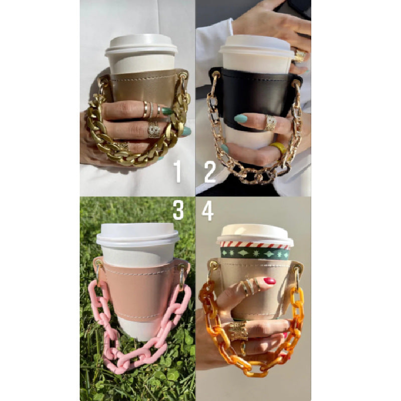 350ml Chain Portable Coffee Cup Holder - KiwisLove
