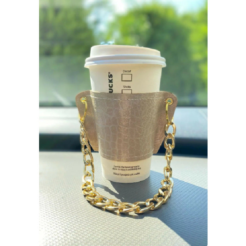 350ml Chain Portable Coffee Cup Holder - KiwisLove