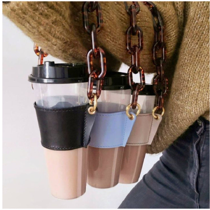 350ml Chain Portable Coffee Cup Holder - KiwisLove