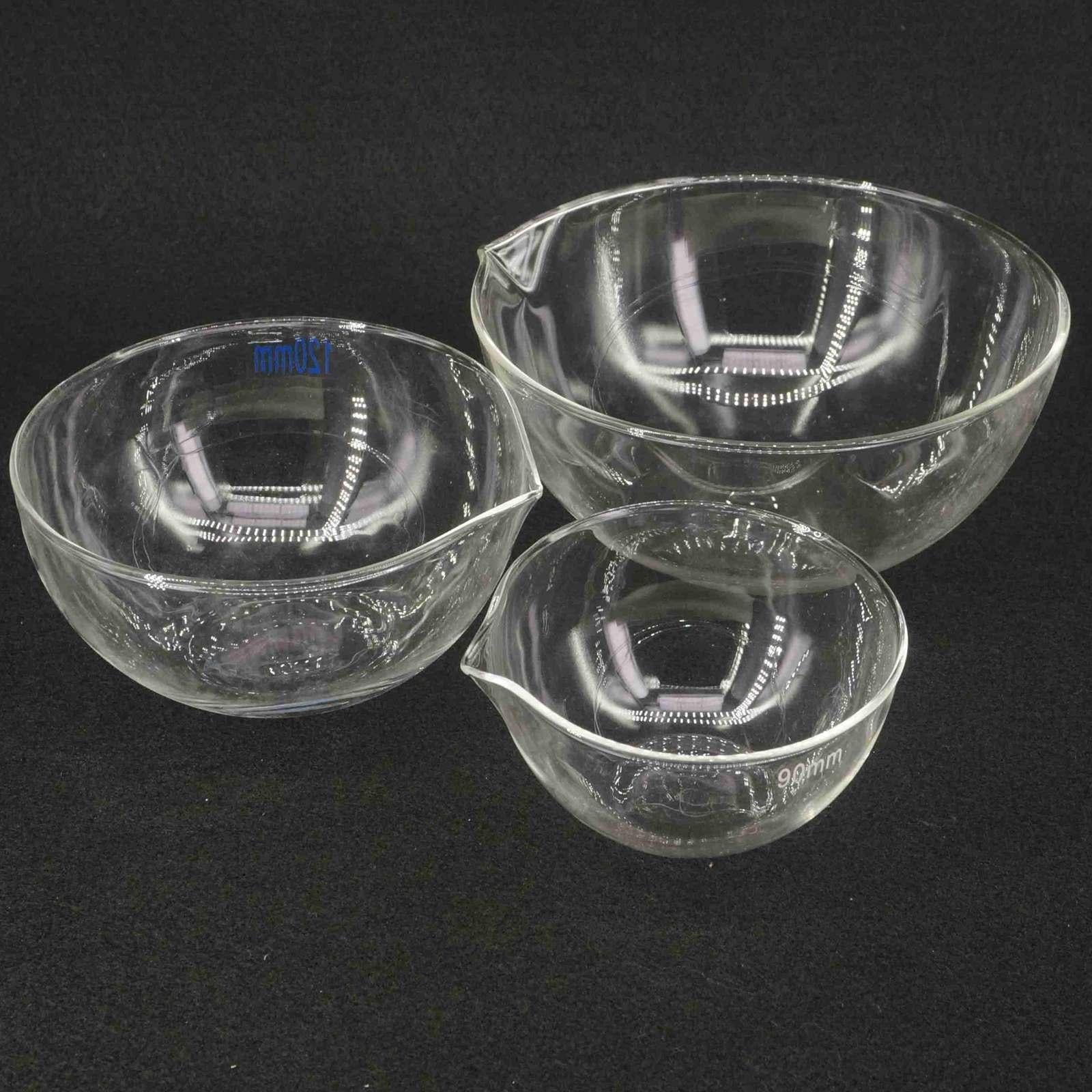 Lab Glass Evaporating Dish Flat Bottom with Spout - KiwisLove
