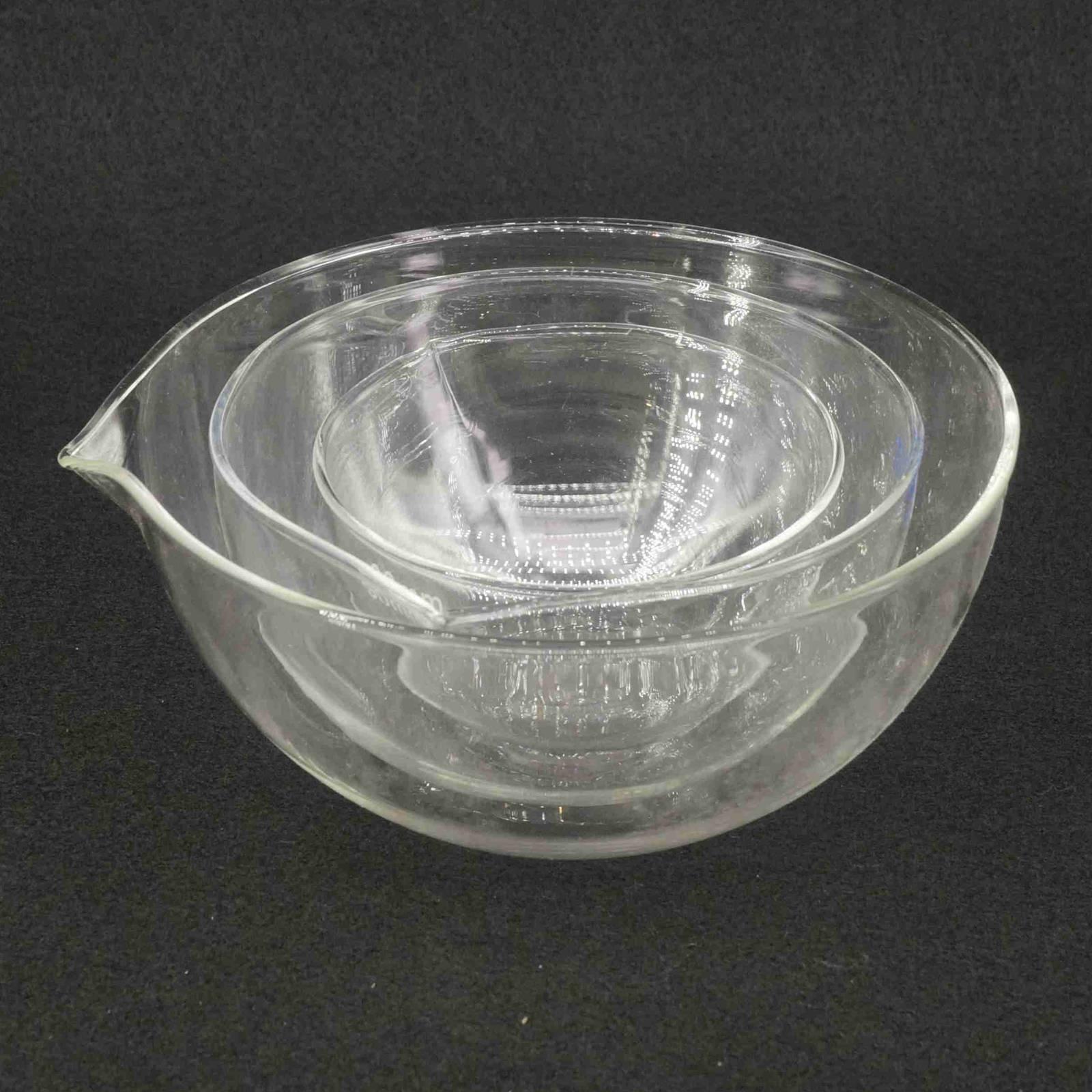 Lab Glass Evaporating Dish Flat Bottom with Spout - KiwisLove