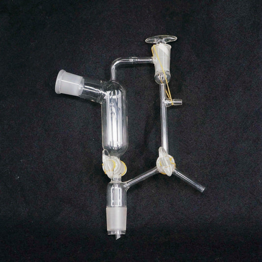 Female x Male Joint Borosilicate Glass Vacuum Distillation Receiver - KiwisLove