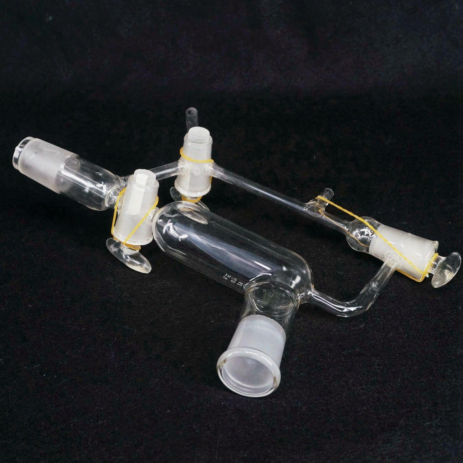 Female x Male Joint Borosilicate Glass Vacuum Distillation Receiver - KiwisLove