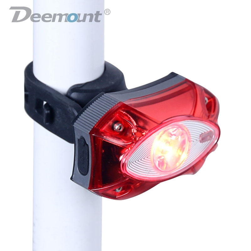 Raypal 3W USB Rechargeable Rear Back Bicycle Light Rain Water Proof LED Bycicle Light Safety Cycling Bike Tail Lamp Taillight - KiwisLove