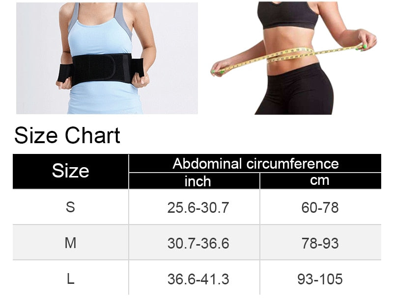 OPER Waist Support Belt Adjustable Lumbar Brace Spine Back Posture - KiwisLove