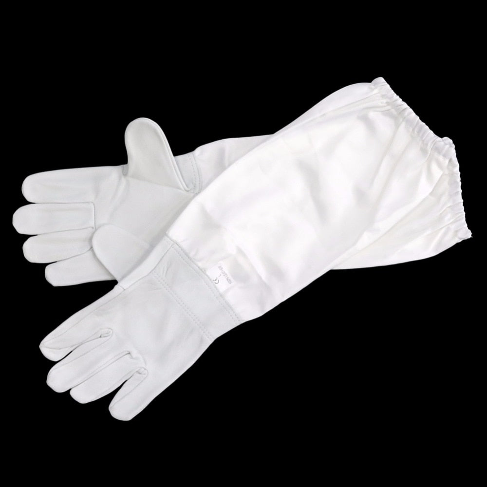 Beekeeping Gloves Sheepskin breathable material Universal Model Canvas - KiwisLove