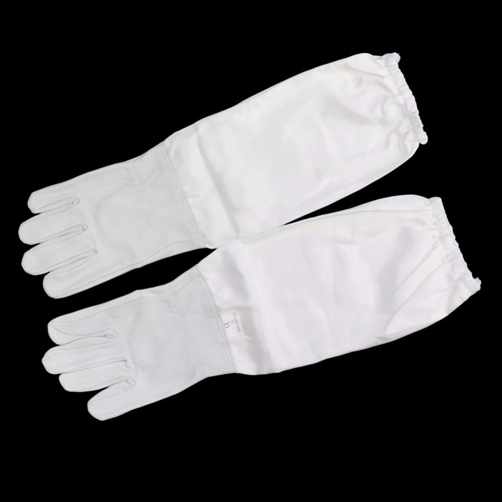 Beekeeping Gloves Sheepskin breathable material Universal Model Canvas - KiwisLove