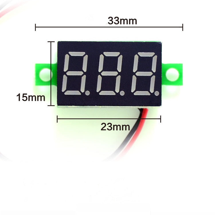 Display Module Voltmeter Voltage Tester Panel Meter Gauge for Motorcycle Car - KiwisLove