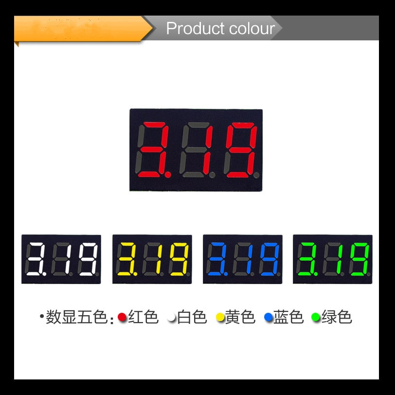 Display Module Voltmeter Voltage Tester Panel Meter Gauge for Motorcycle Car - KiwisLove