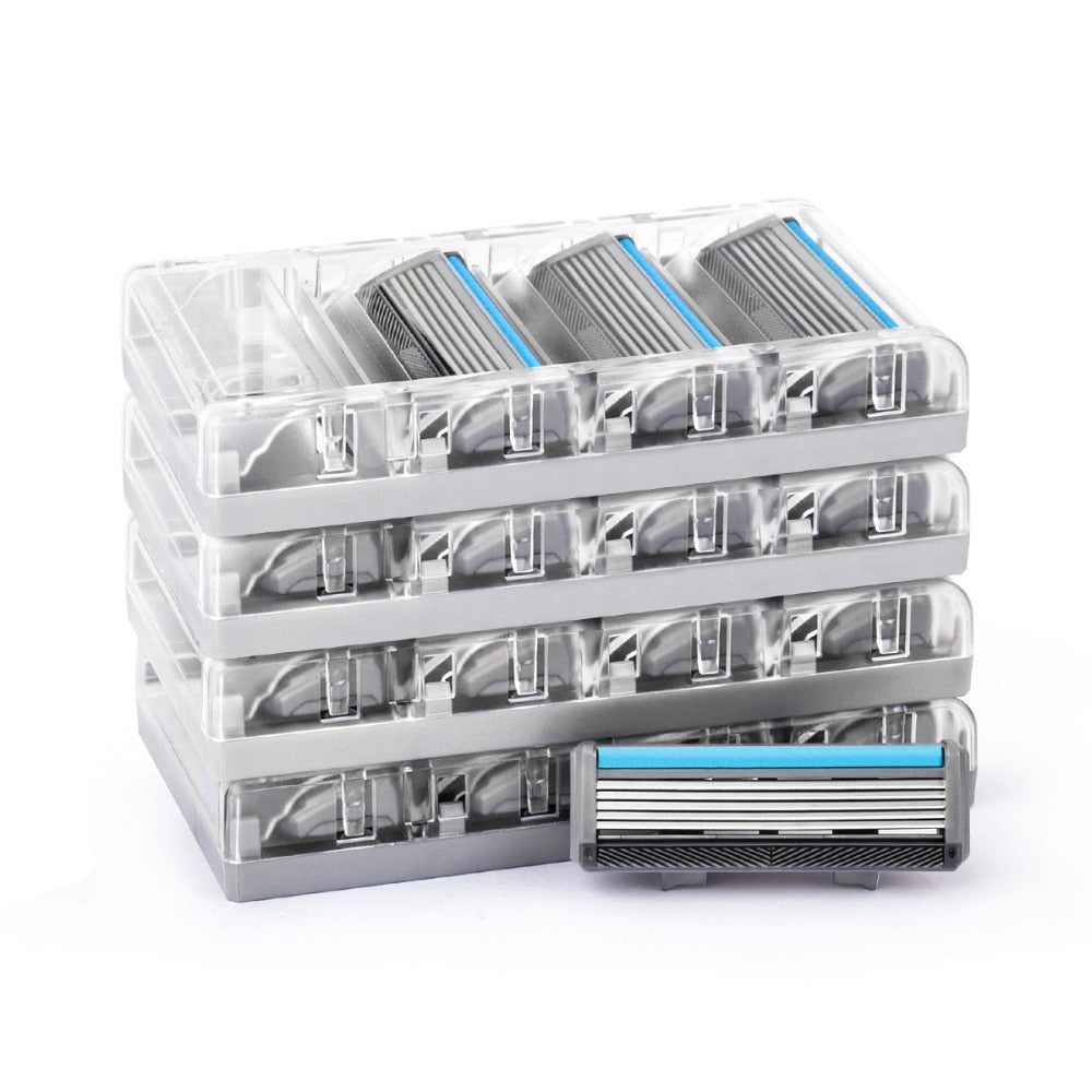 Qshave Black Spider Man Manual Shaving Razor Germany X5 Blade with Trimmer Blade, - KiwisLove