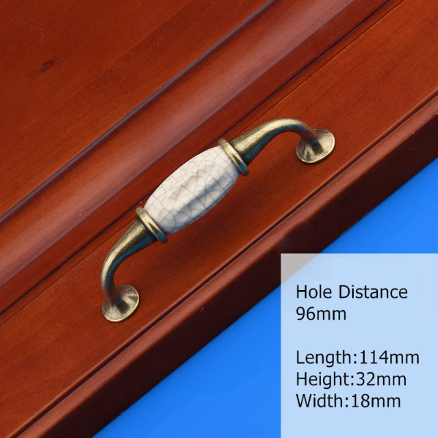 Antique Crack Design Wardrobe Door Knobs Handles - KiwisLove