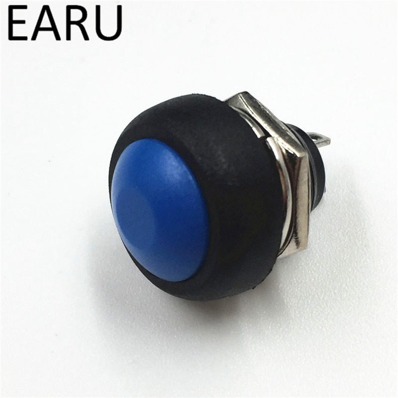 10pcs DIY Mini 12mm Momentary Waterproof Push Button Switch Horn - KiwisLove
