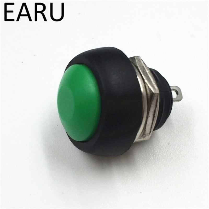 10pcs DIY Mini 12mm Momentary Waterproof Push Button Switch Horn - KiwisLove