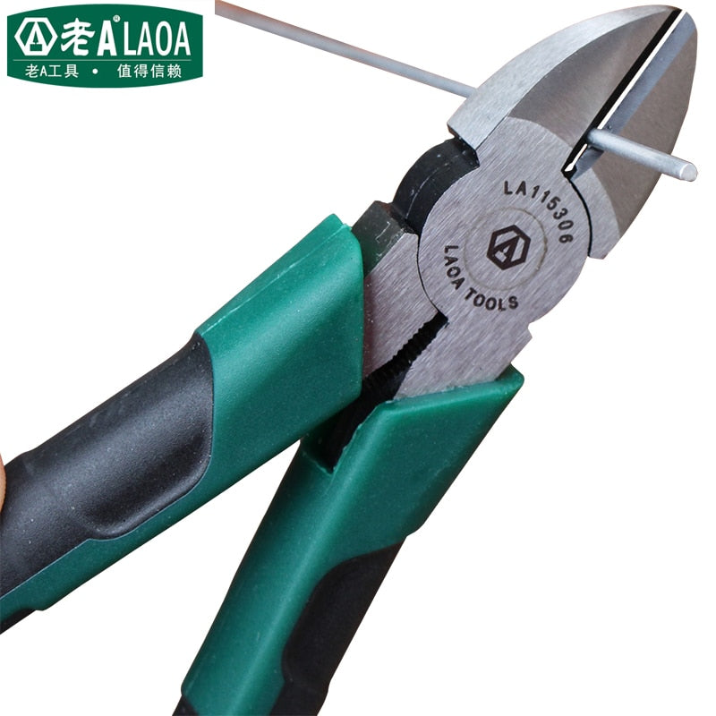 LAOA 6 Inch CR-V Diagonal Pliers Multi Tools Cutting Nippers Electrician - KiwisLove