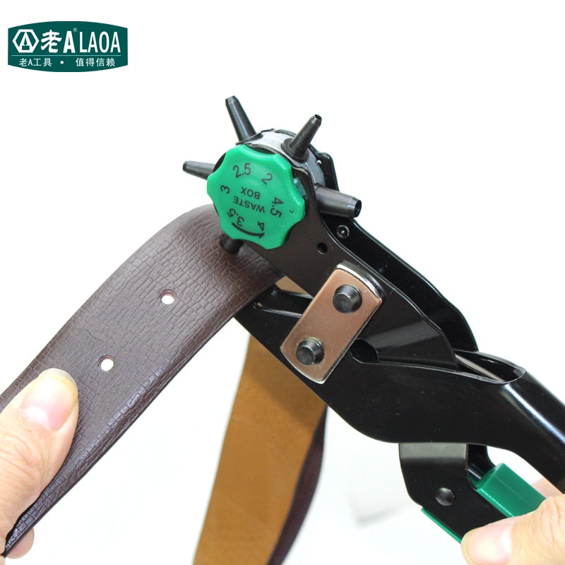 LAOA Multi-fonction Punch Pliers Leather Belt Repair Portable Book Puncher - KiwisLove