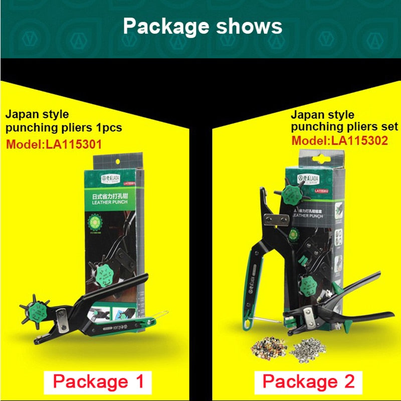 LAOA Multi-fonction Punch Pliers Leather Belt Repair Portable Book Puncher - KiwisLove