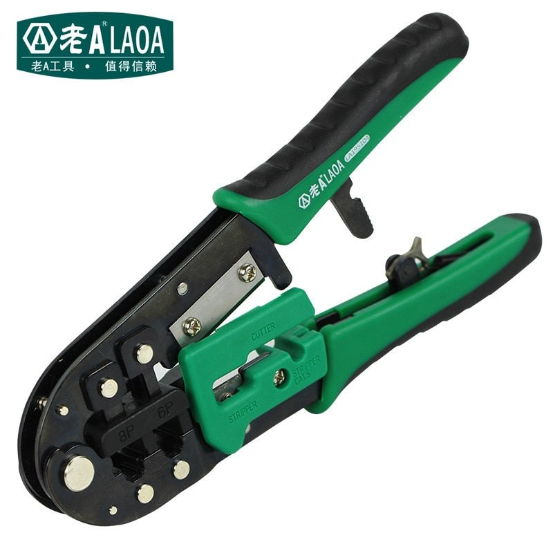 LAOA 8P / 6P Network Pliers Professional cable Multifunction Ratchet - KiwisLove