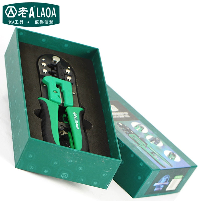 LAOA 8P / 6P Network Pliers Professional cable Multifunction Ratchet - KiwisLove
