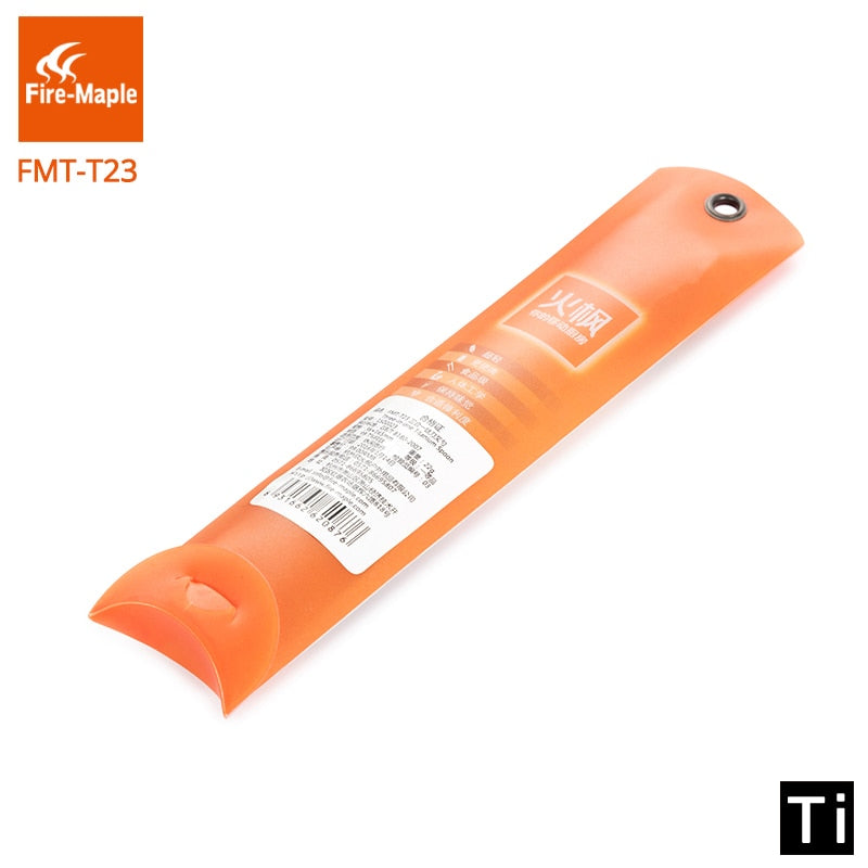 Fire Maple 3 In 1 Titanium Fork Cutlery Spork FMT-T23 Lightweight Portable Camping - KiwisLove