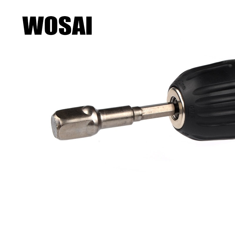 3pcs Chrome Vanadium Steel Socket Adapter Set Hex Shank - KiwisLove