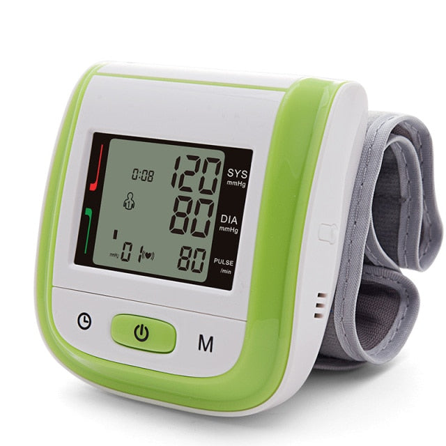 Yongrow Tonometer Automatic Wrist Digital Blood Pressure Monitor  lcd Sphgmomanometer - KiwisLove