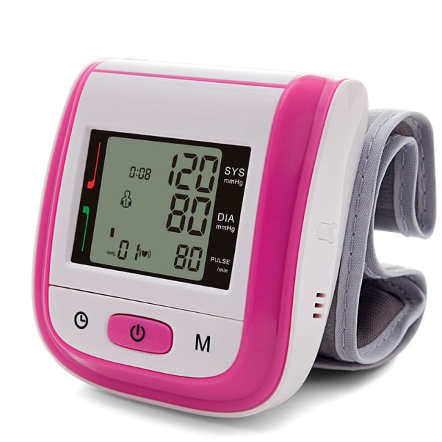 Yongrow Tonometer Automatic Wrist Digital Blood Pressure Monitor  lcd Sphgmomanometer - KiwisLove