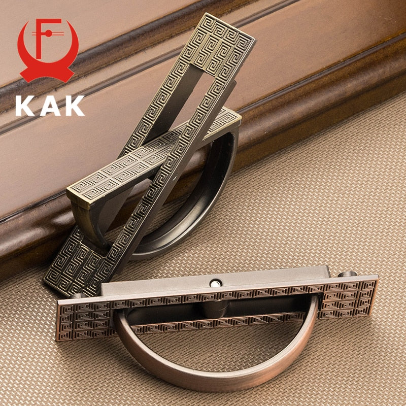 Vintage Hidden Door Handles Recessed Flush Pull Cover - KiwisLove