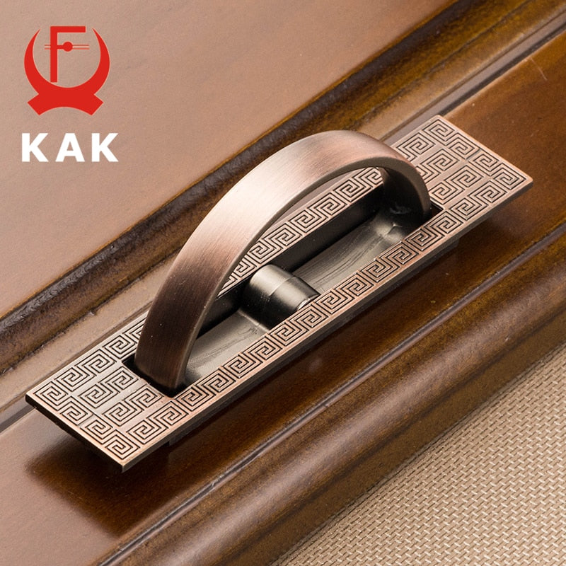 Vintage Hidden Door Handles Recessed Flush Pull Cover - KiwisLove