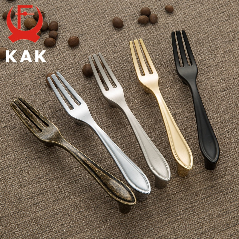 Cabinet Handles Kitchen Spoon Fork Knife - KiwisLove