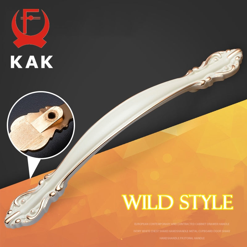 European Zinc Alloy Cabinet Handles Wadrobe Door Pulls - KiwisLove