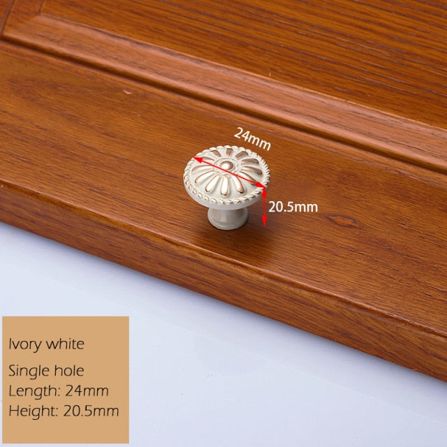 European Zinc Alloy Cabinet Handles Wadrobe Door Pulls - KiwisLove