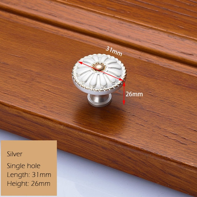 European Zinc Alloy Cabinet Handles Wadrobe Door Pulls - KiwisLove