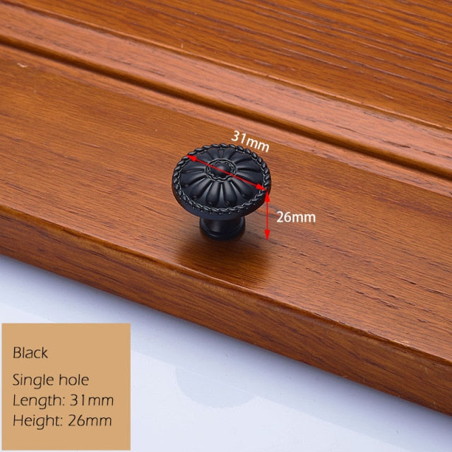 European Zinc Alloy Cabinet Handles Wadrobe Door Pulls - KiwisLove