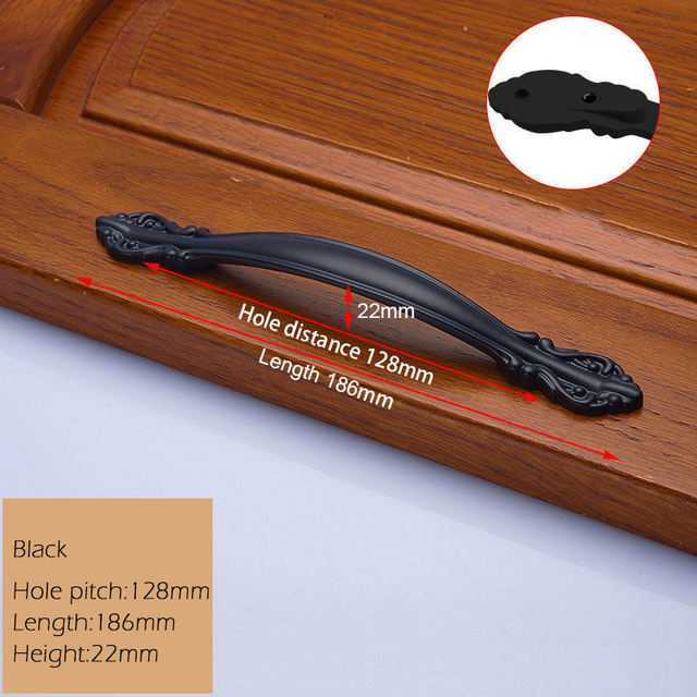 European Zinc Alloy Cabinet Handles Wadrobe Door Pulls - KiwisLove