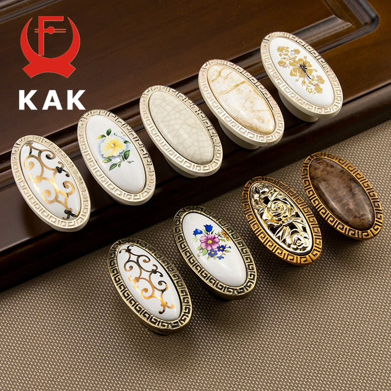 Antique Vintage Wardrobe Door Knobs Zinc Alloy - KiwisLove