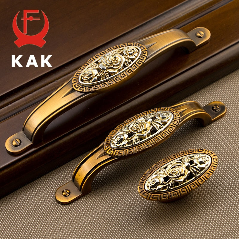 Antique Vintage Wardrobe Door Knobs Zinc Alloy - KiwisLove