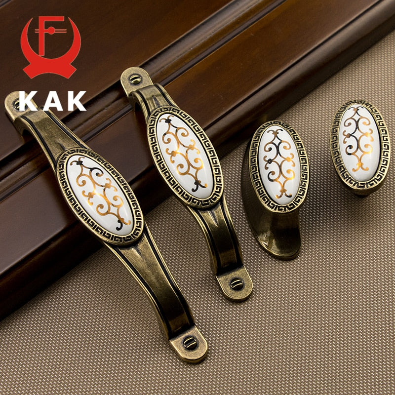 Antique Vintage Wardrobe Door Knobs Zinc Alloy - KiwisLove