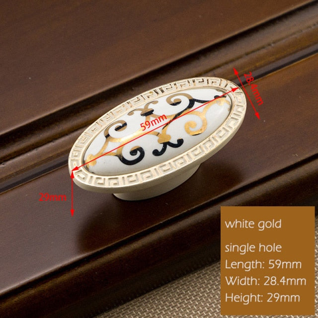 Antique Vintage Wardrobe Door Knobs Zinc Alloy - KiwisLove